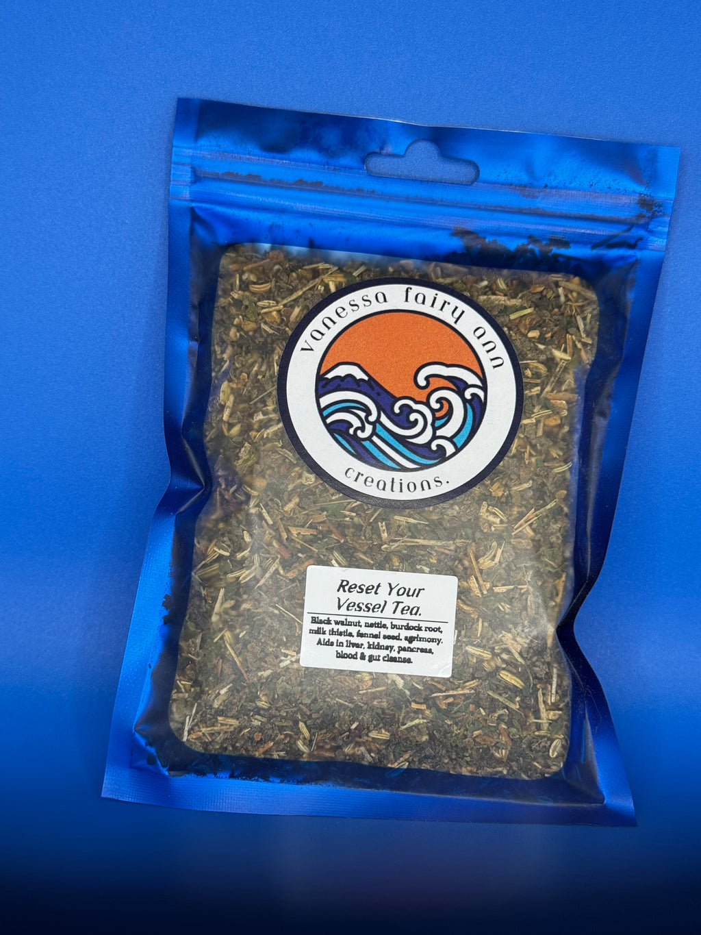 Reset Your Vessel Tea – Herbal Cleanse for Liver, Kidney, Blood & Gut Health