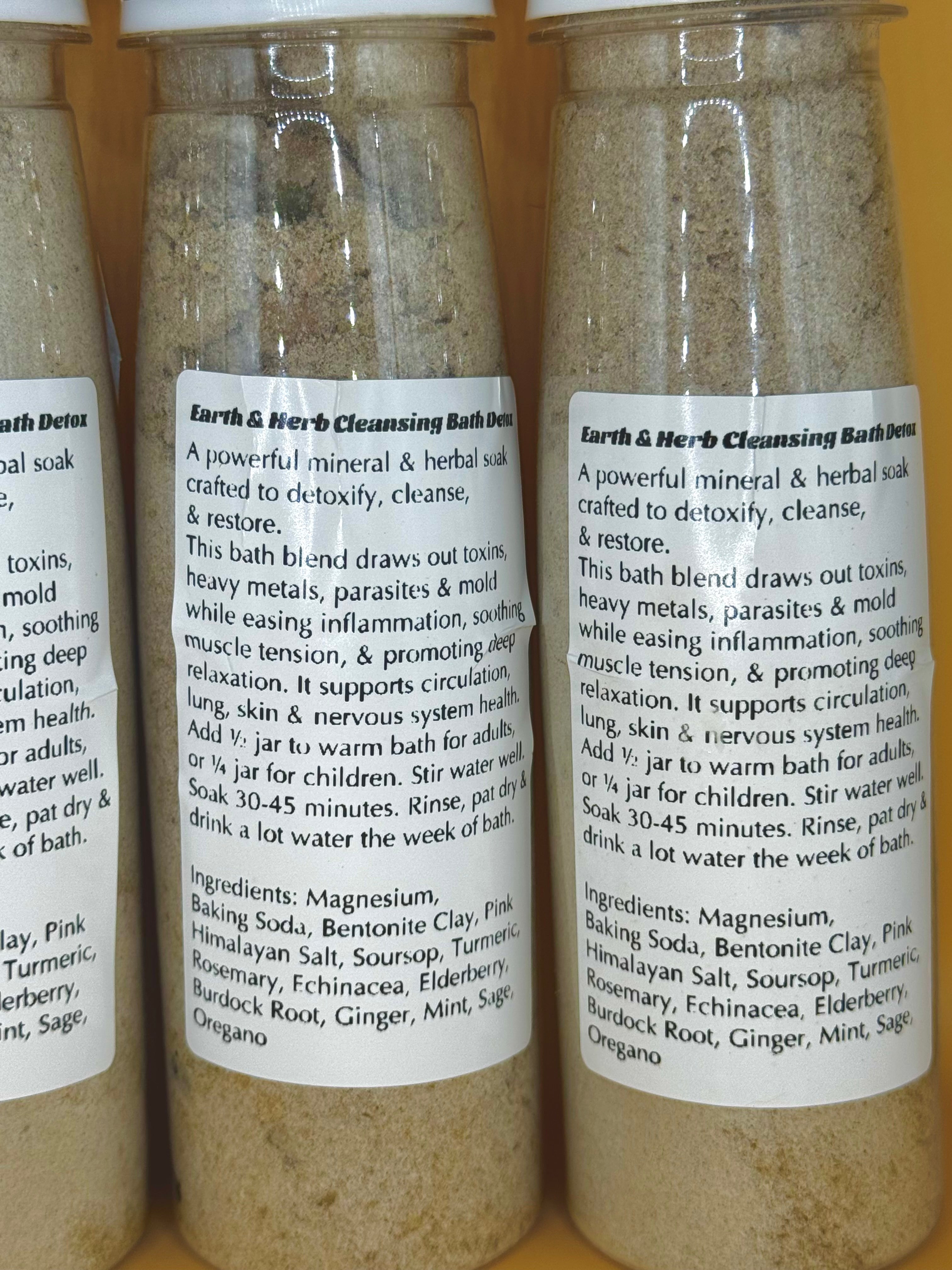 Earth & Herb Detox Cleansing Bath.