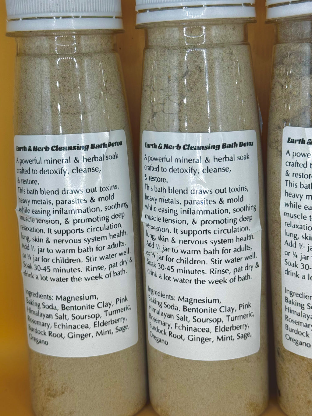 Earth & Herb Detox Cleansing Bath.