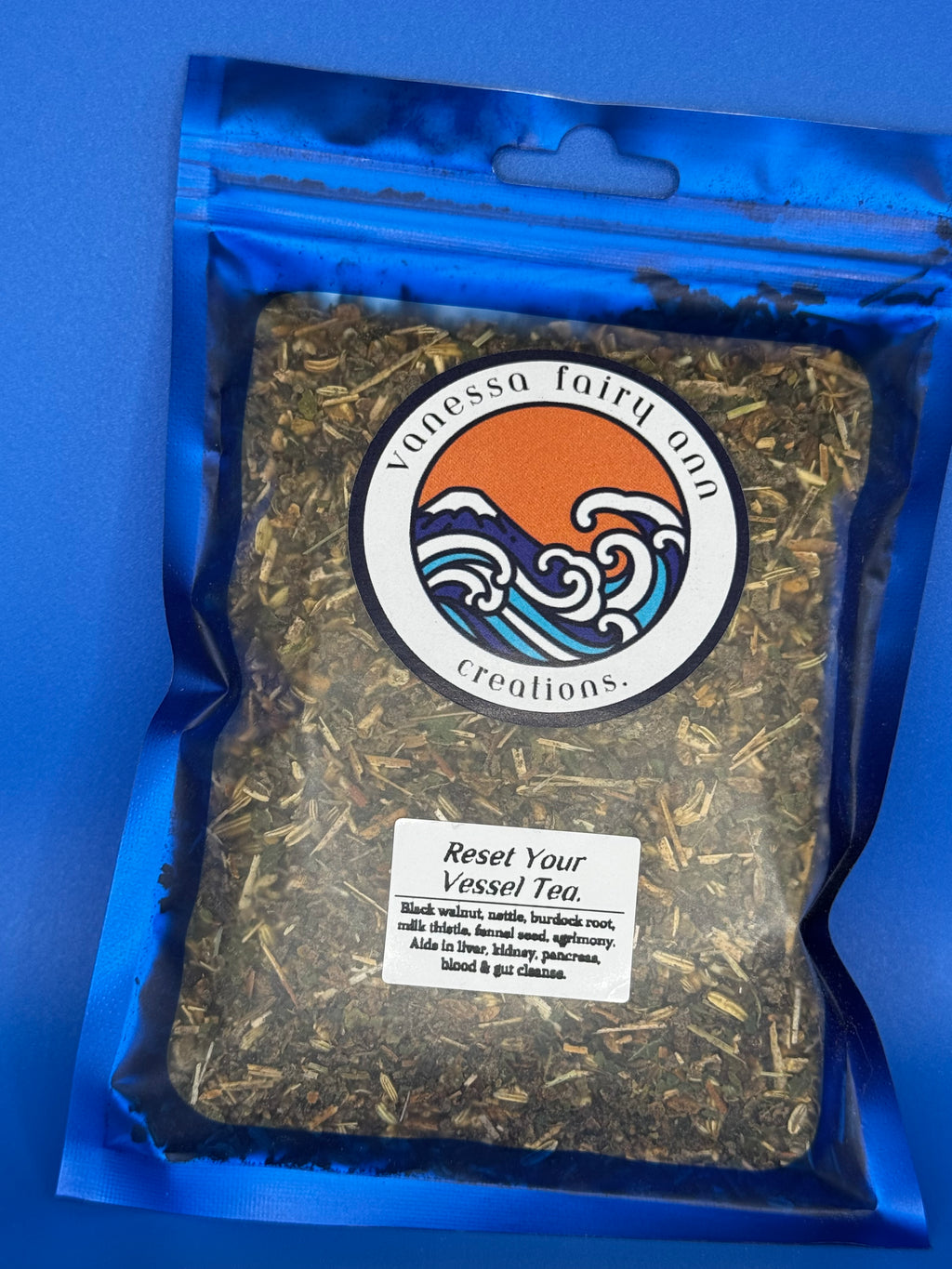 Reset Your Vessel Tea – Herbal Cleanse for Liver, Kidney, Blood & Gut Health