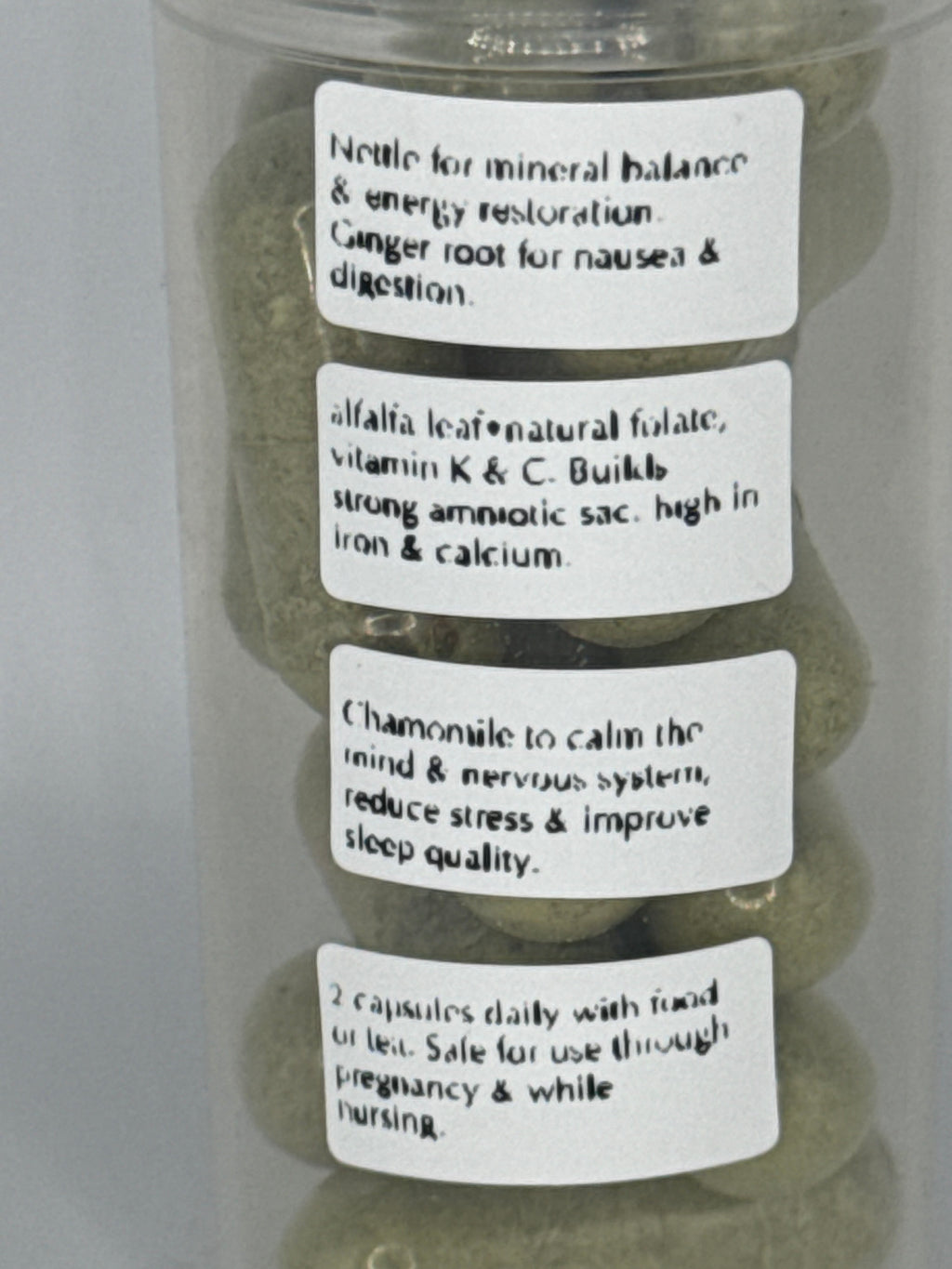 VFA Creations — “Mother’s Bloom” Prenatal Herbal Capsules