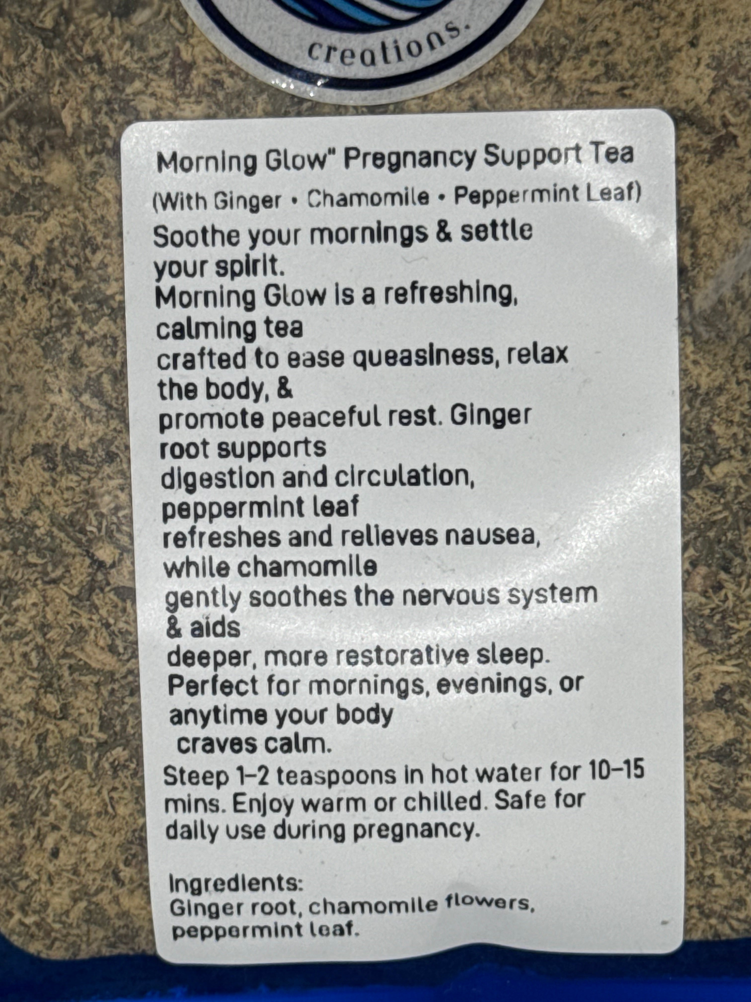 Morning Glow” Pregnancy Support Tea