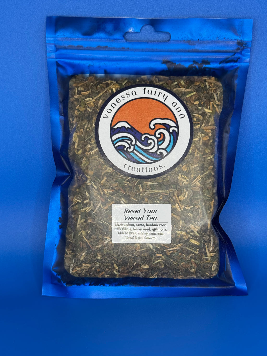 Reset Your Vessel Tea – Herbal Cleanse for Liver, Kidney, Blood & Gut Health