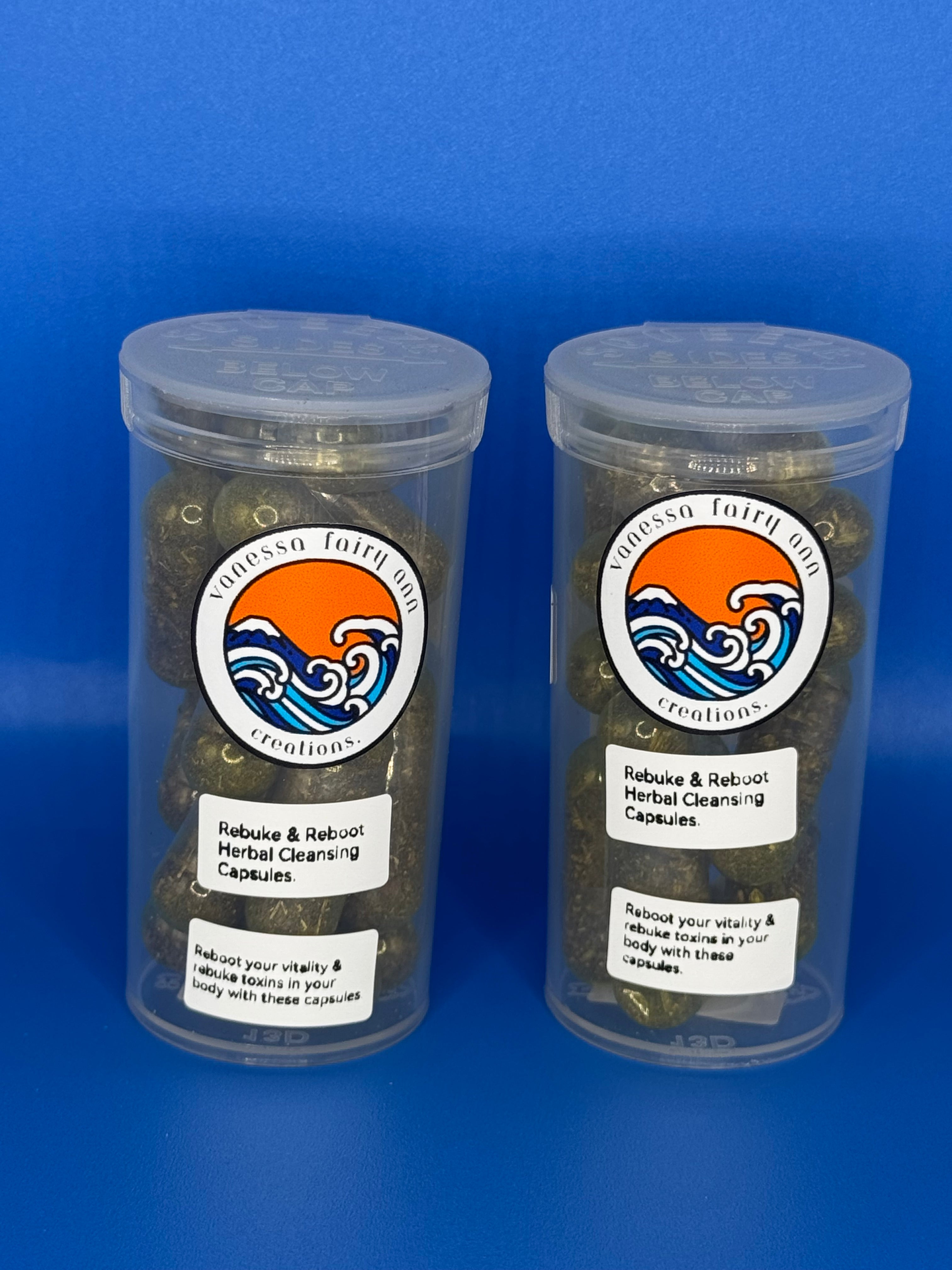 Reboot & Rebuke – Herbal Detox Capsules for Vitality, Parasite Cleanse & Inflammation Support