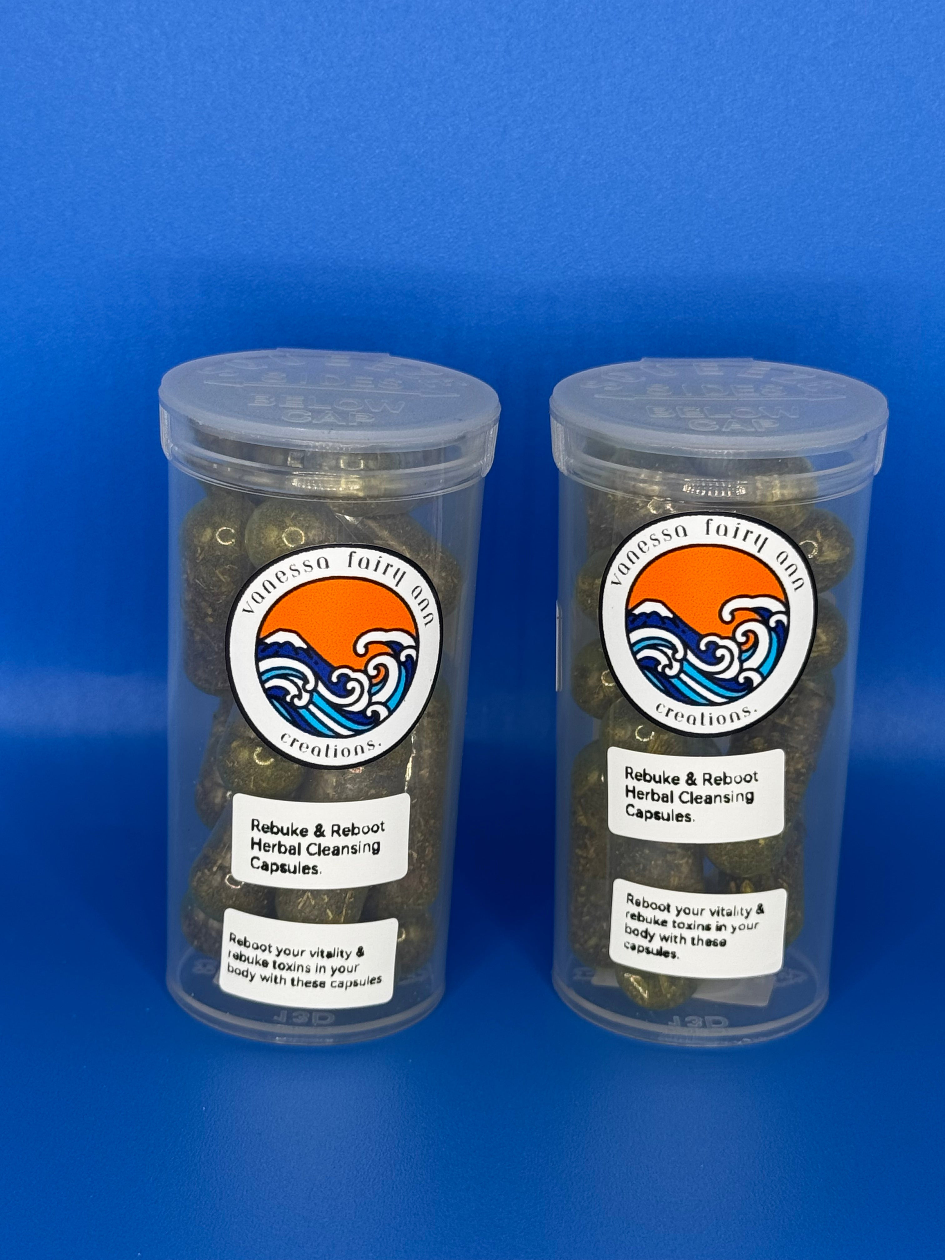 Reboot & Rebuke – Herbal Detox Capsules for Vitality, Parasite Cleanse & Inflammation Support