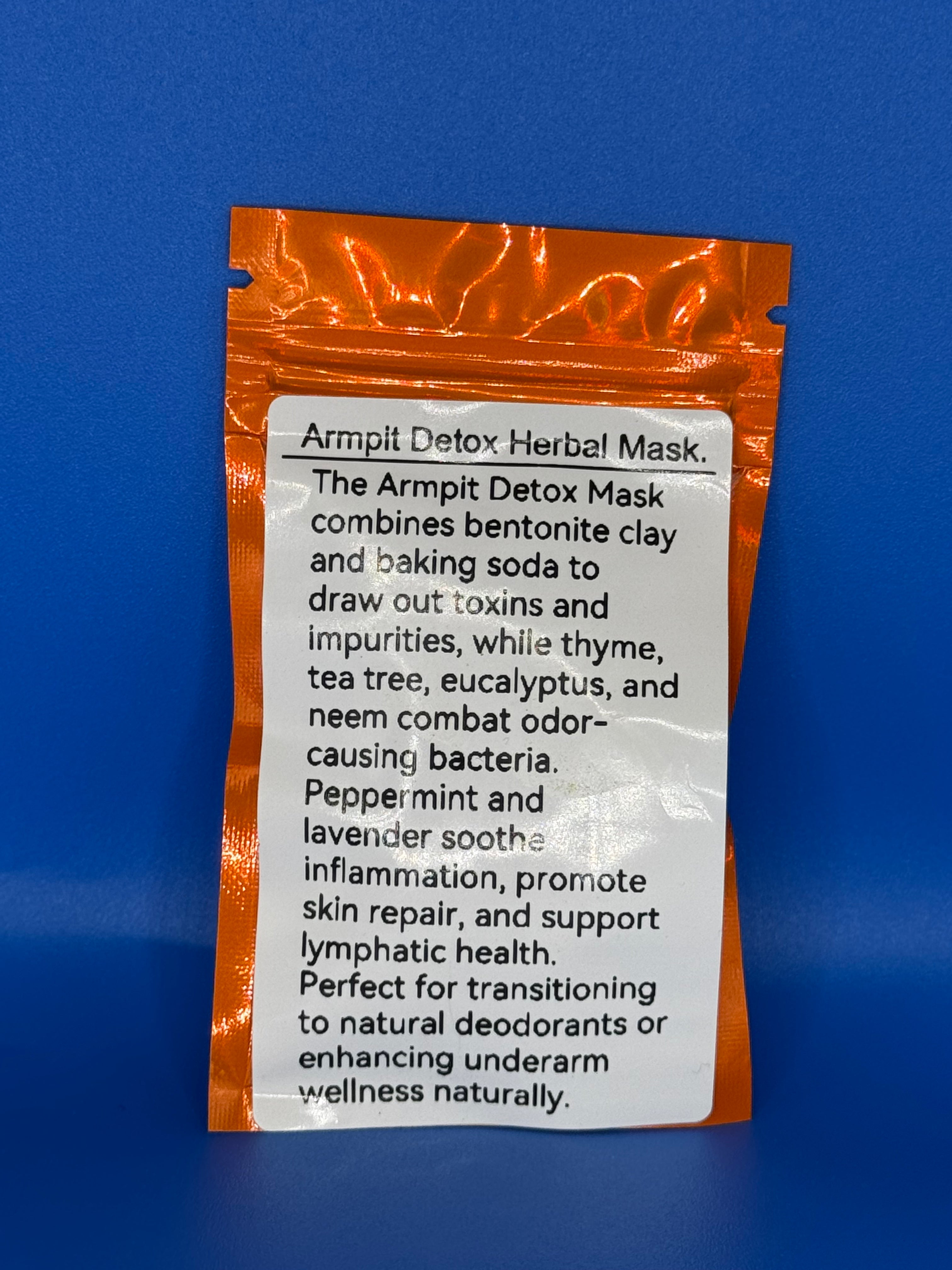 Armpit Detox Mask – Purifying Clay Mask for Odor, Detox & Lymphatic Support