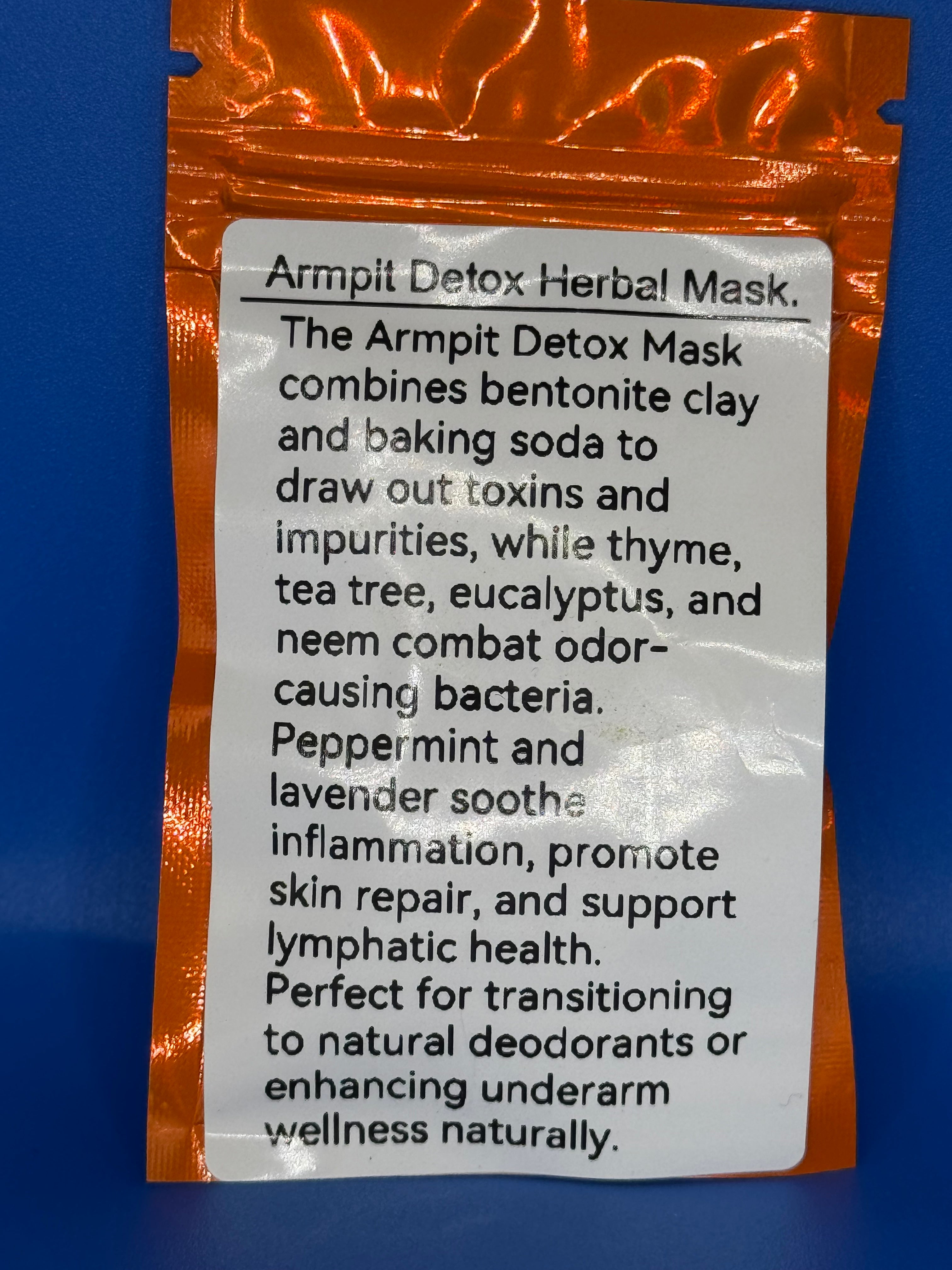 Armpit Detox Mask – Purifying Clay Mask for Odor, Detox & Lymphatic Support