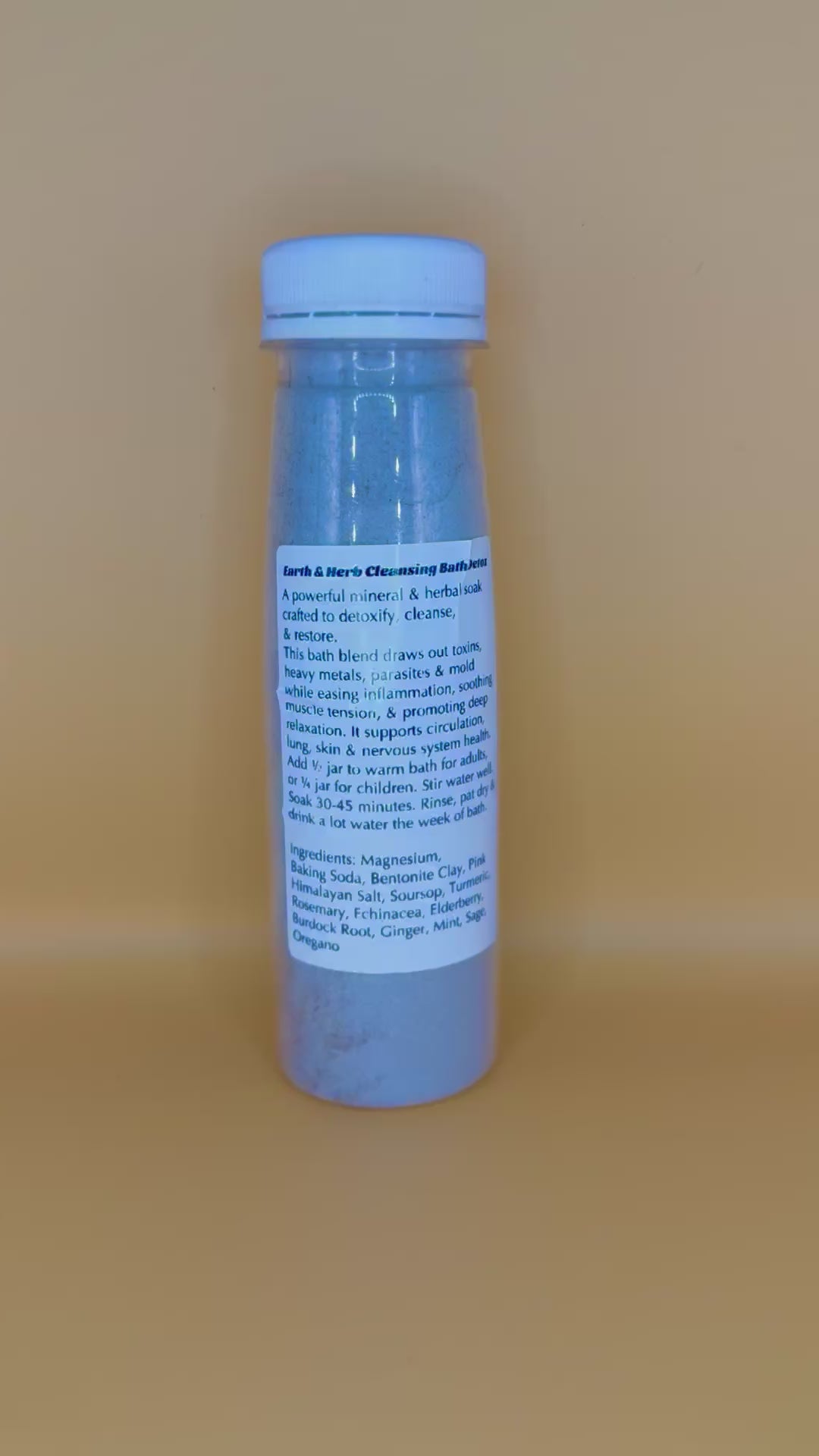 Earth & Herb Detox Cleansing Bath.