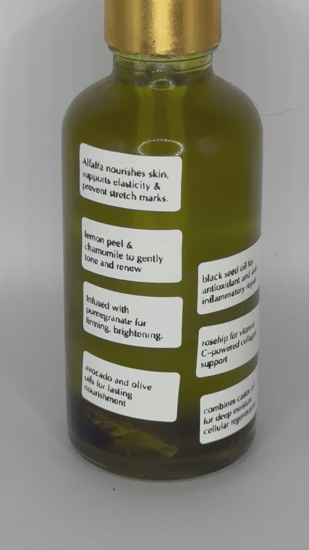 Glow Belly” Stretch Mark Repair Oil