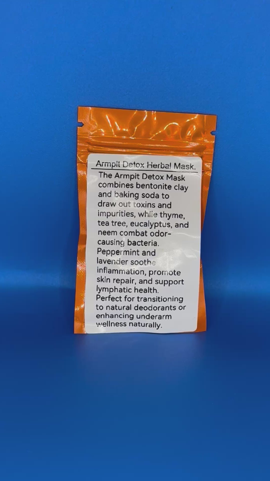 Armpit Detox Mask – Purifying Clay Mask for Odor, Detox & Lymphatic Support