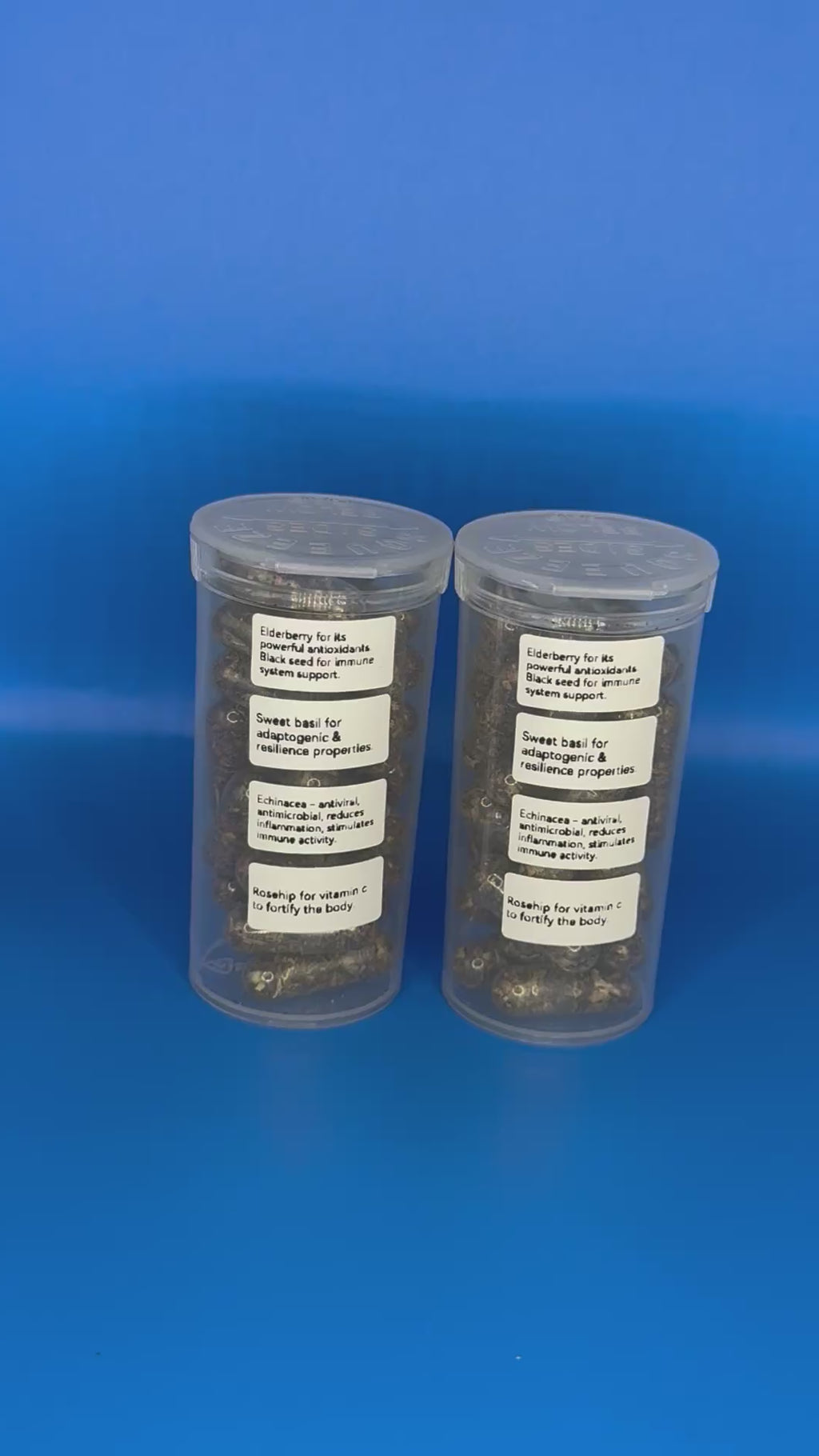 Immune System Capsules – Daily Herbal Immunity Support with Elderberry, Black Seed & Echinacea