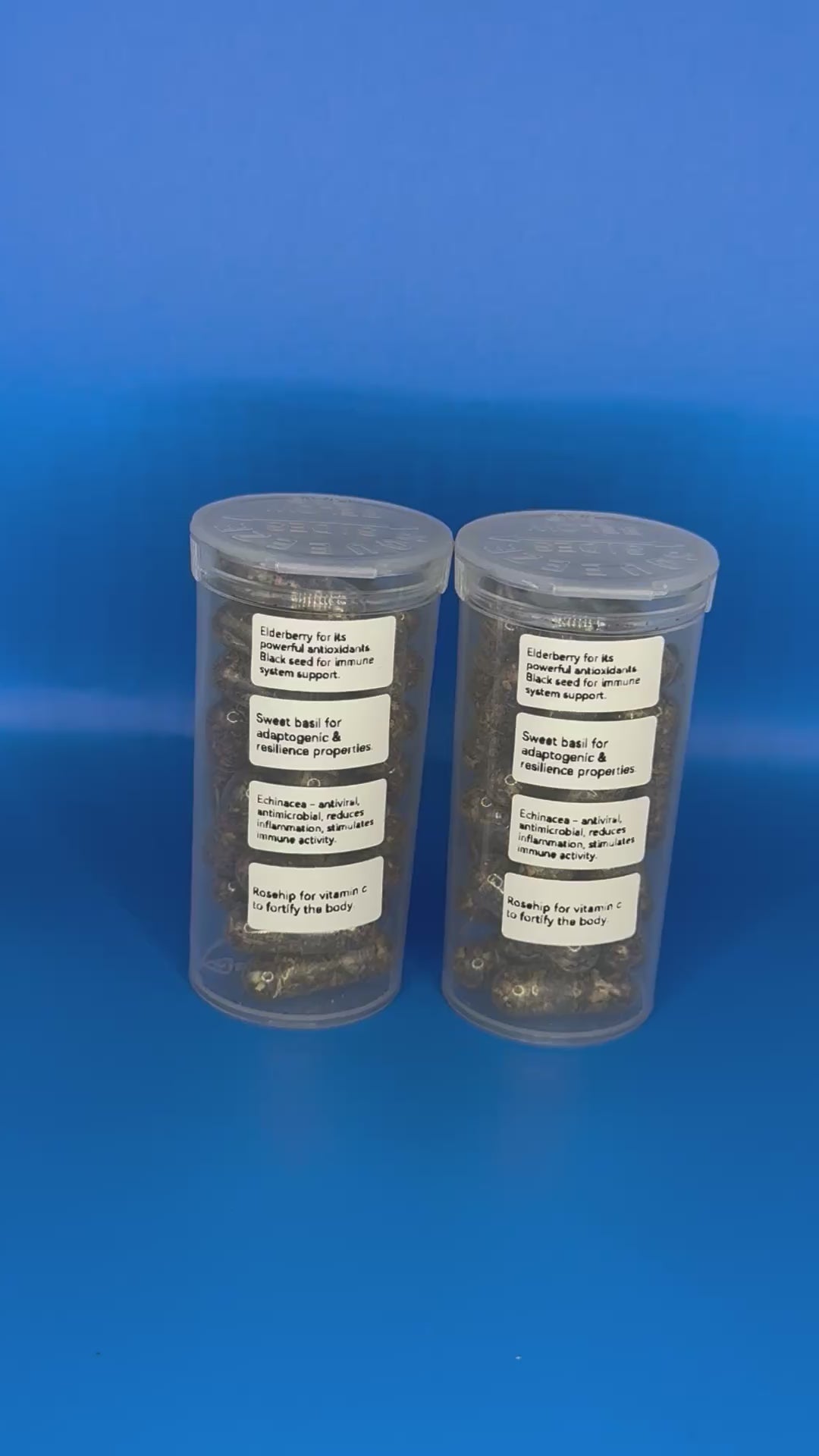 Immune System Capsules – Daily Herbal Immunity Support with Elderberry, Black Seed & Echinacea