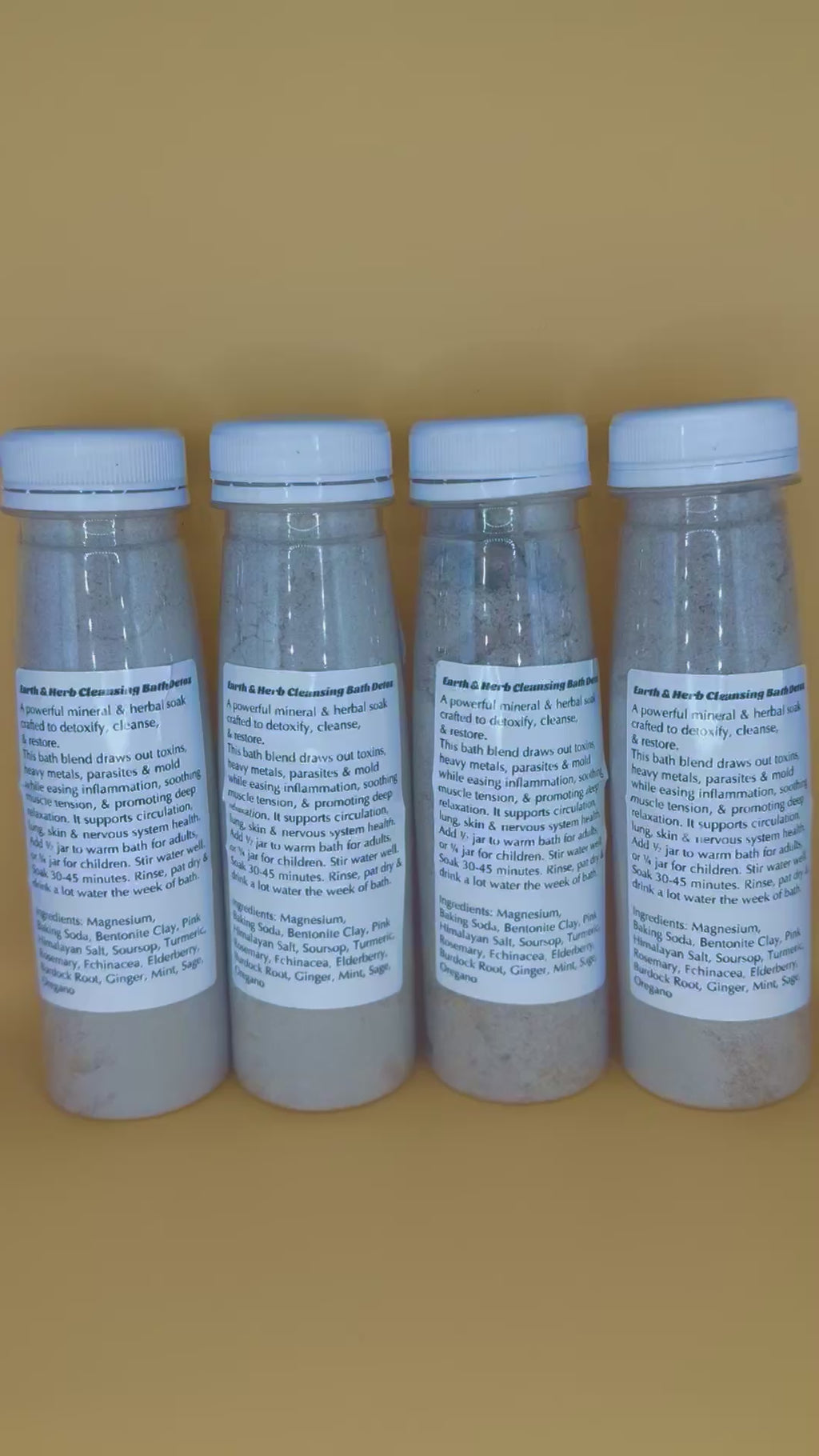 Earth & Herb Detox Cleansing Bath.